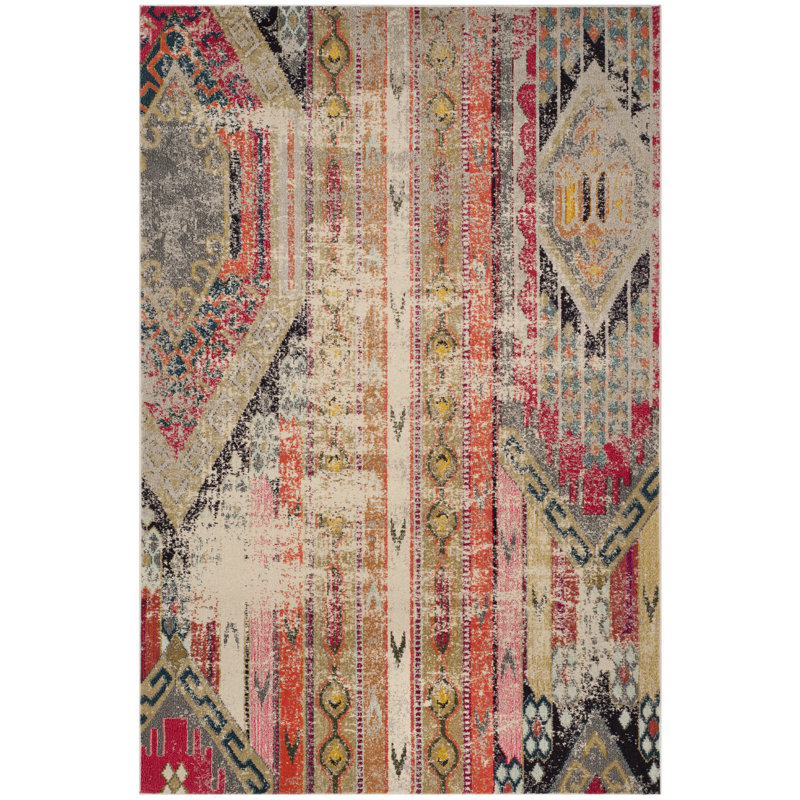 Mistana™ Indira Abstract Gray Area Rug & Reviews Wayfair